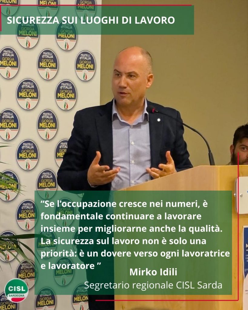 Idili. La sicurezza sul lavoro non è solo una priorità: è un dovere verso ogni lavoratrice e lavoratore.