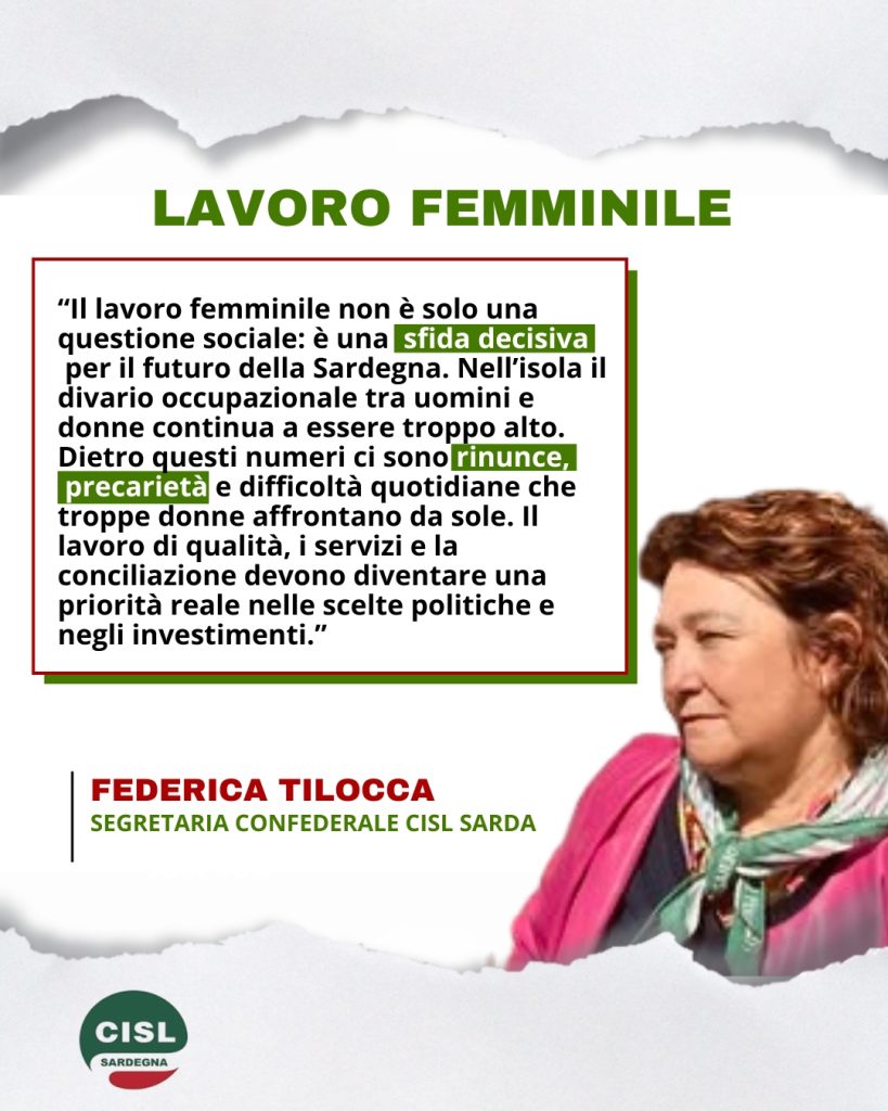 LAVORO FEMMINILE IN SARDEGNA