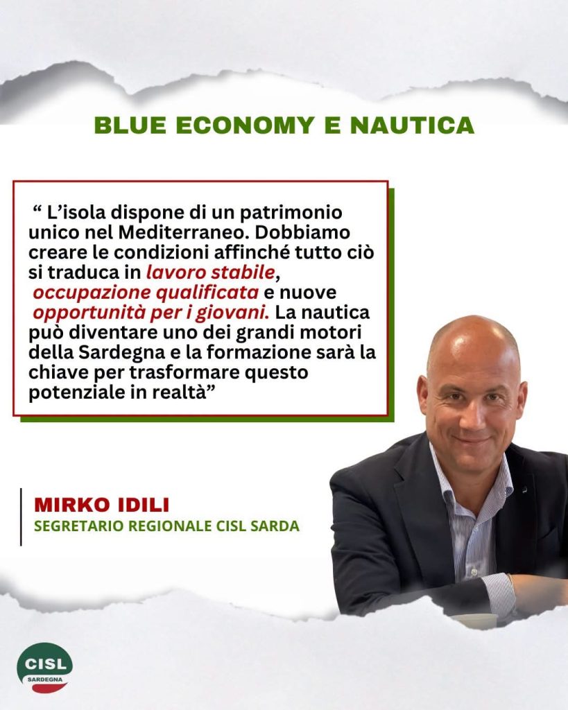 BLUE ECONOMY E NAUTICA: LA SARDEGNA PUÒ DIVENTARE UNO DIE PRINCIPALI POLI DEL MEDITERRANEO